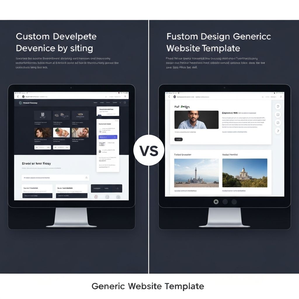 Custom vs templates comparison