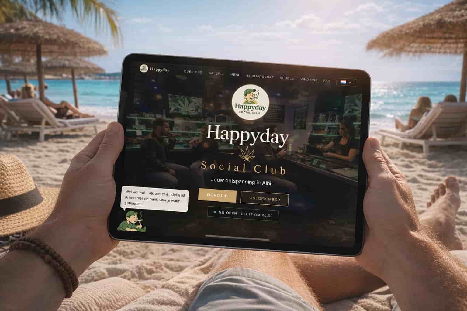 Happyday Social Club case study preview